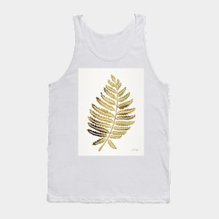 fern leaf gold Tank Top